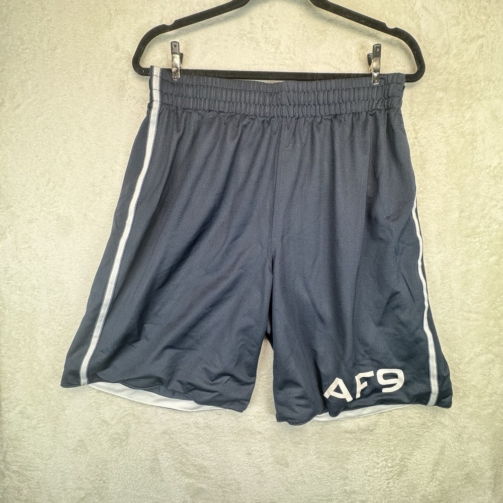 Abercrombie & Fitch AF9 Gym Issue Basketball Shorts Men's M Navy Athletic